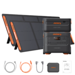 Jackery Explorer 2000 Plus Solar Generator Kit (4kWh) + 2 x SolarSaga 200W Portable Solar Panel