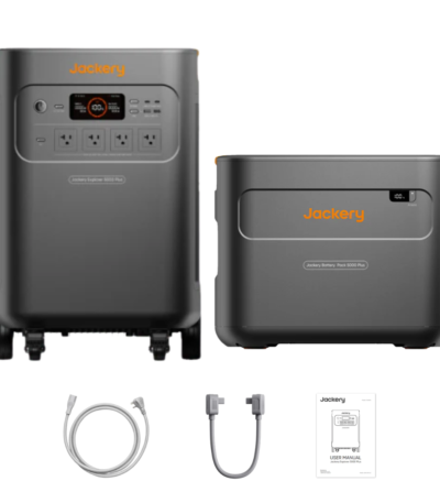 Jackery Explorer 5000 Plus Solar Generator + Battery Pack 5000 Plus