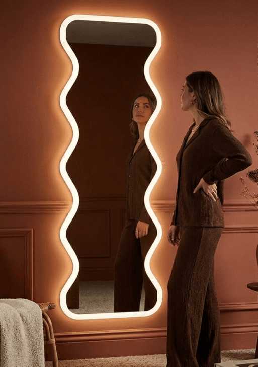 Lana Wavy Full Length Mirror 160 x 50cm