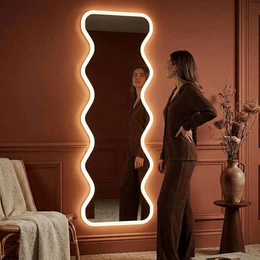 Lana Wavy Full Length Mirror 160 x 50cm