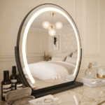 Elara LED Vanity Mirror Black