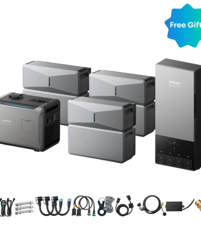 3 x Anker SOLIX E10 Power Module + Batteries + Power Dock + Smart Generator 5500 (Tri-Fuel)