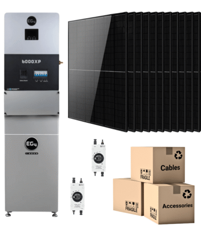 EG4 6000XP Off-Grid Solar Kit | 4.98kW Monocrystalline Solar Panels + 16kWh LiFePO4 Battery Bank