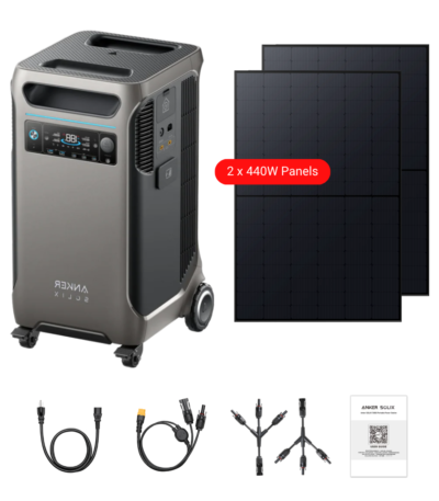 Anker SOLIX F3800 Solar Generator + 440W Rigid Solar Panels