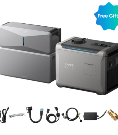Anker SOLIX E10 Power Module + Batteries + Smart Generator 5500 (Tri-Fuel)