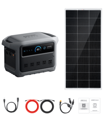 Anker SOLIX C1000 Gen 2 Portable Power Station + Custom Solar Panel Bundle Option