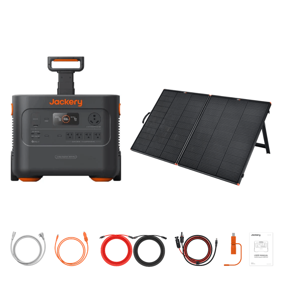 SGKIT-E2000Plus-1 Jackery Explorer 2000 Plus Portable Power Station + Custom Solar Panel Bundle Option