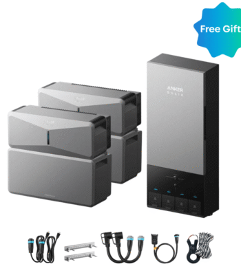 2 x Anker SOLIX E10 Power Module + Batteries + Power Dock