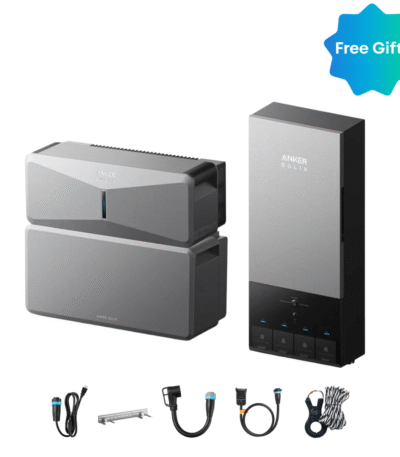 Anker SOLIX E10 Automatic Backup Kits | 6 kWh - 30 kWh LiFePO4 Battery | 10-30 kW Turbo Output | Smart Grid & Storm-Guard