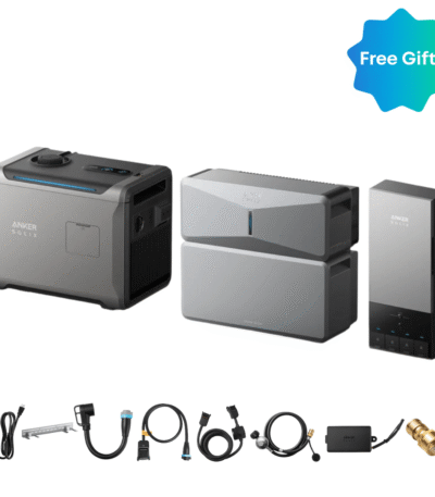 Anker SOLIX E10 Infinite Backup Kits | 6kWh - 24 kWh LiFePO4 Battery | 5X Backup Time | Smart Control & Outdoor-Ready