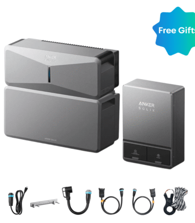 Anker SOLIX E10 Manual Backup Kit | 6 kWh - 30 kWh LiFePO4 Battery | 10-30 kW Turbo Output | Smart Grid & Storm-Guard