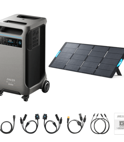 Anker SOLIX F3800 Plus Portable Power Station + 400W Portable Solar Panel