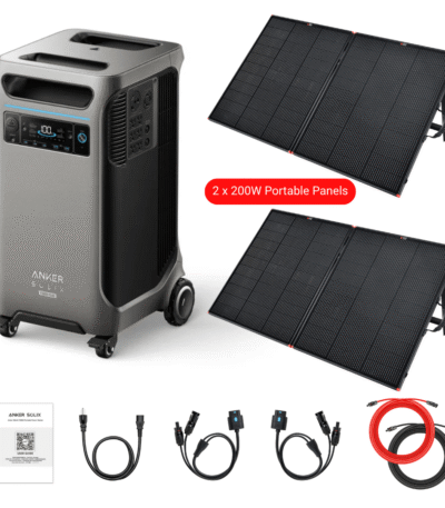 Anker SOLIX F3800 Plus Portable Power Station + Choose Custom Bundle Option
