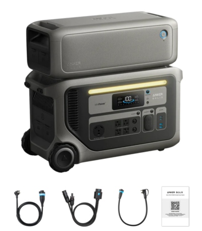 Anker SOLIX F3000 Solar Generator + Expansion Batteries