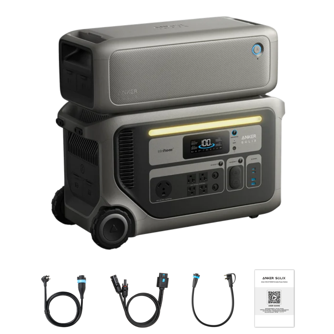 b1782112 Anker SOLIX F3000 Solar Generator + Expansion Batteries