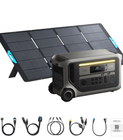 Anker SOLIX F3000 Solar Generator + 400W Portable Solar Panel Kits