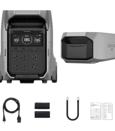 EcoFlow DELTA Pro 3 Solar Generator + DELTA Pro 3 Extra Batteries