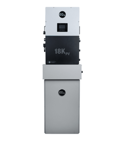 EG4 48V PowerPro LiFePO4 Battery (14.3kWh-85.8kWh) + 18kPV 12000W 48V Split Phase Hybrid Inverter