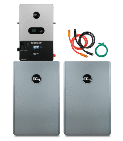 EG4 48V PowerPro LiFePO4 Battery (28.6kWh-43kWh) + 1200XP 12,000W 48V Split Phase Off-Grid Inverter