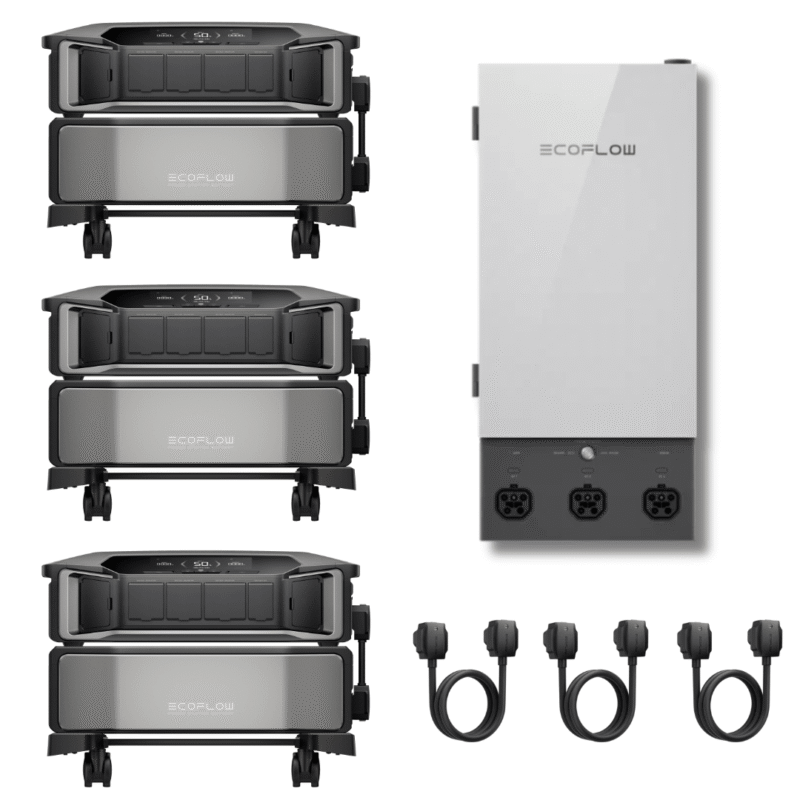 [Triple Kit] EcoFlow DELTA Pro Ultra With Batteries + Smart Home Panel 2